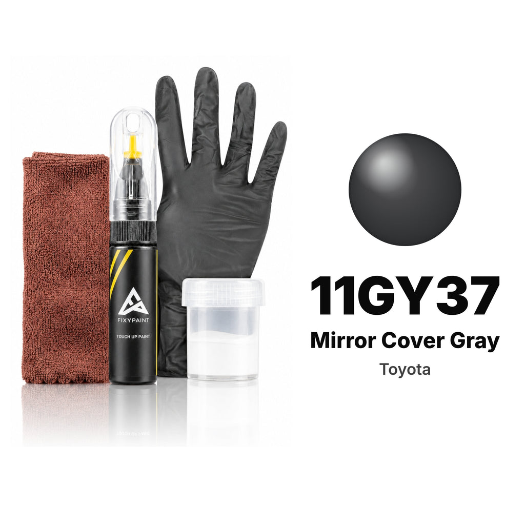 Touch-up paint for Toyota 11GY37 Mirror Cover Gray, Complete kit