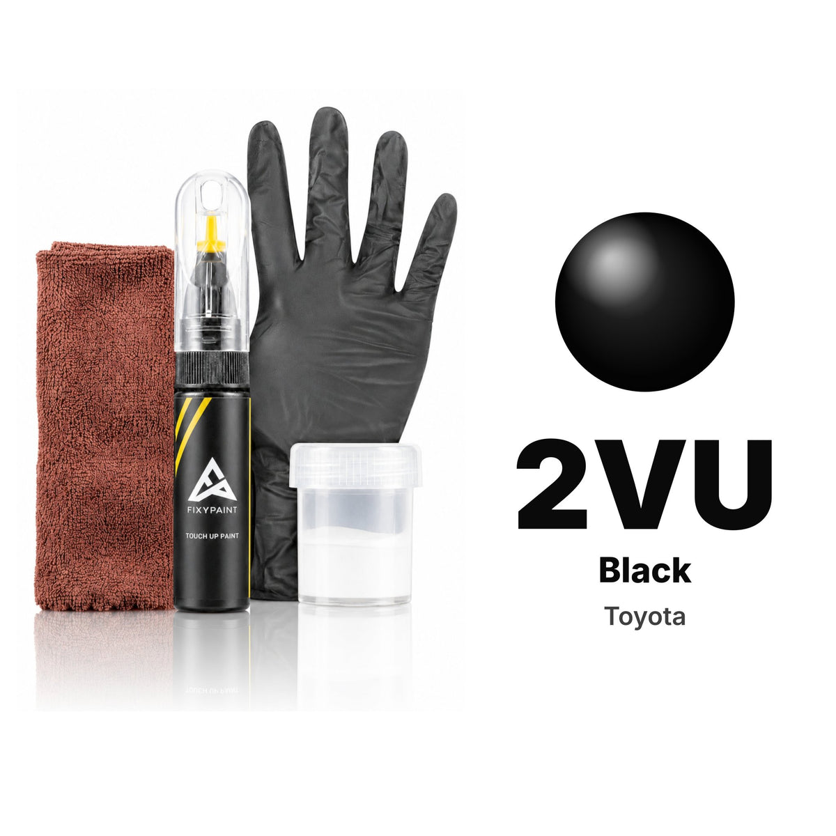 Vernice ritocco per Toyota – 2VU Black (tutti i modelli, dal 2022), kit Completo
