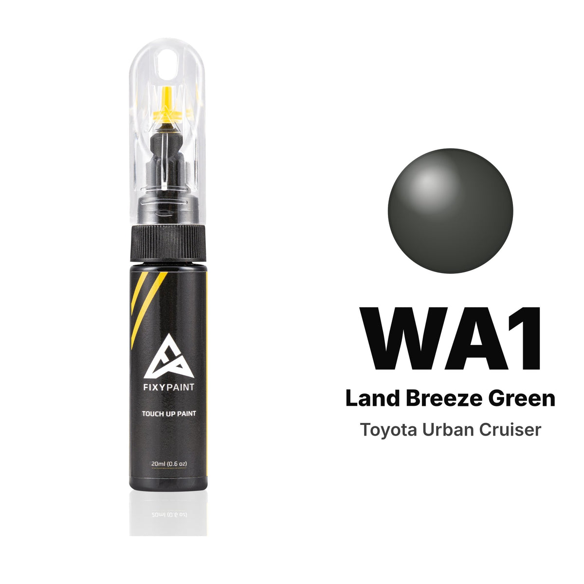 Touch-up paint for Toyota Urban Cruiser WA1 Land Breeze Green, Basic kit