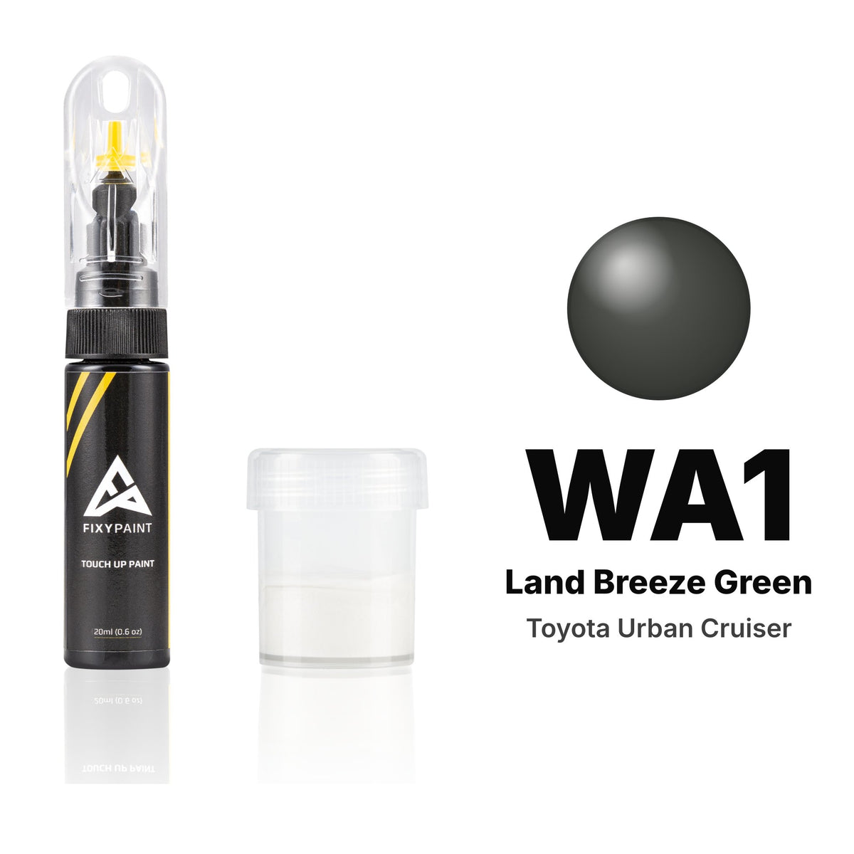 Touch-up paint for Toyota Urban Cruiser WA1 Land Breeze Green, Standard kit
