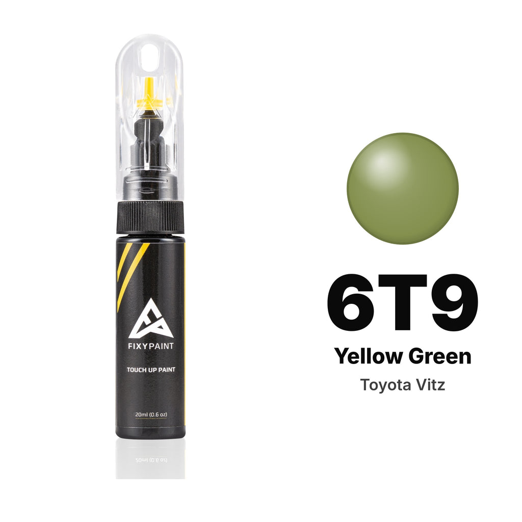 Touch-up paint for Toyota Vitz 6T9 Yellow Green, Basic kit