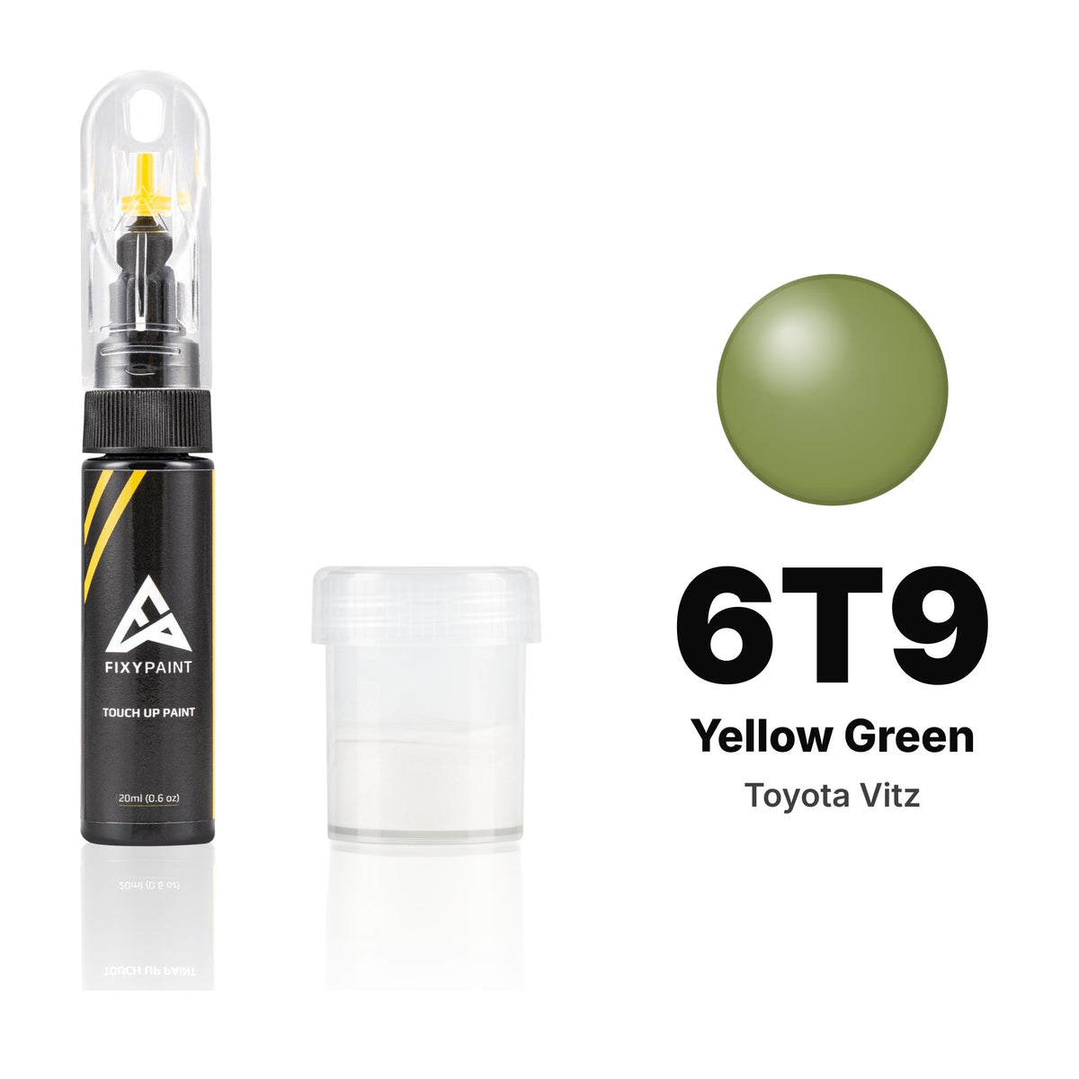 Touch-up paint for Toyota Vitz 6T9 Yellow Green, Standard kit