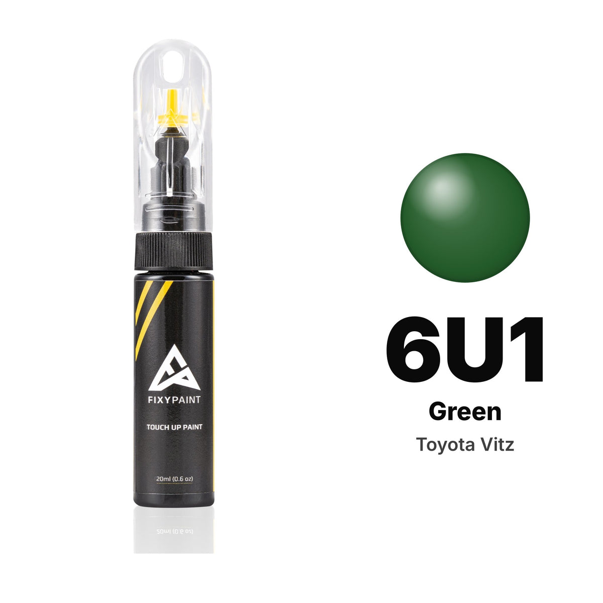 Touch-up paint for Toyota Vitz 6U1 Green, Basic kit