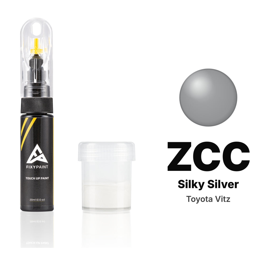 Touch-up paint for Toyota Vitz ZCC Silky Silver, Standard kit