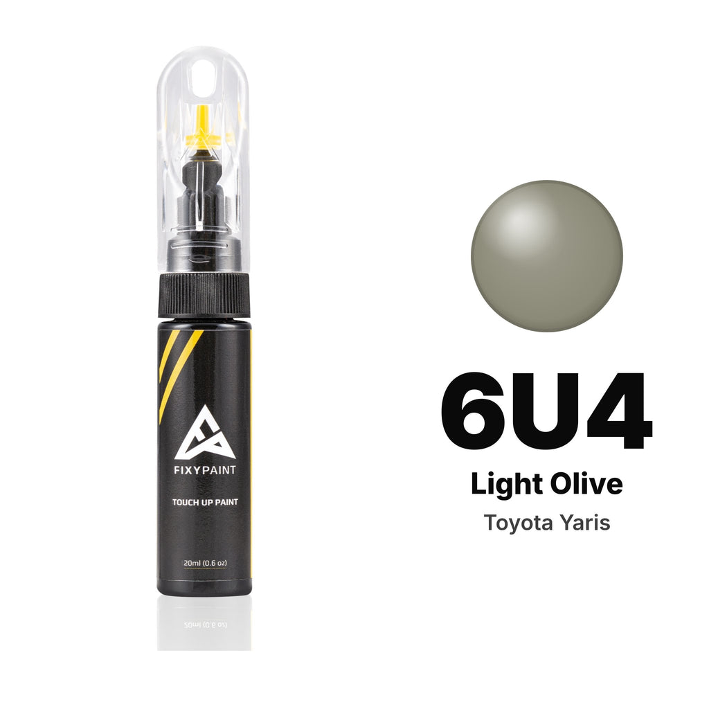 Peinture de retouche pour Toyota Yaris – 6U4 Light Olive (2006–2008), kit Basique