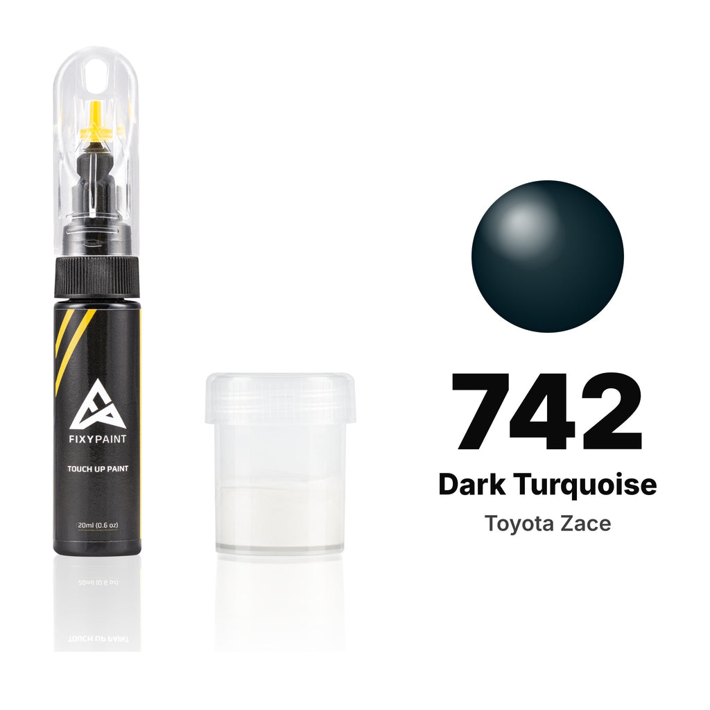 Touch-up paint for Toyota Zace 742 Dark Turquoise, Standard kit