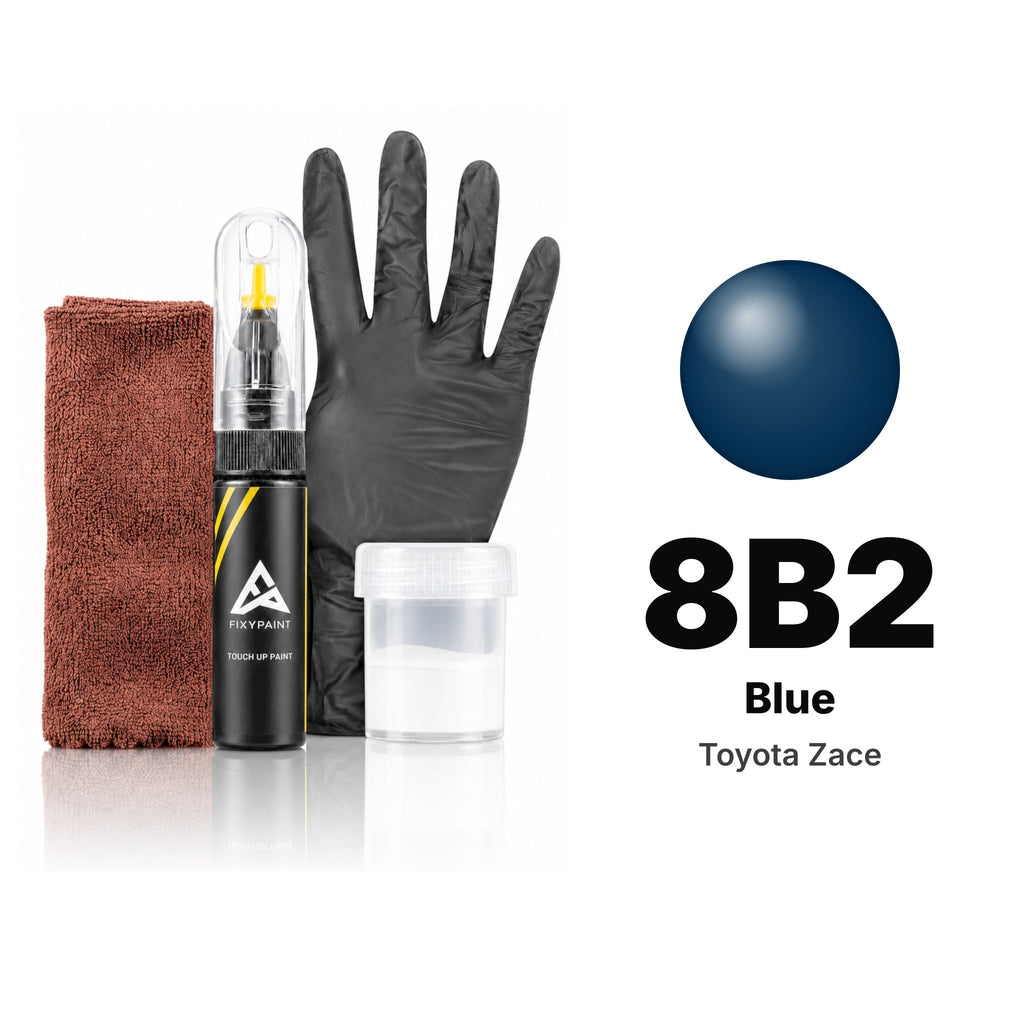 Touch-up paint for Toyota Zace 8B2 Blue, Complete kit