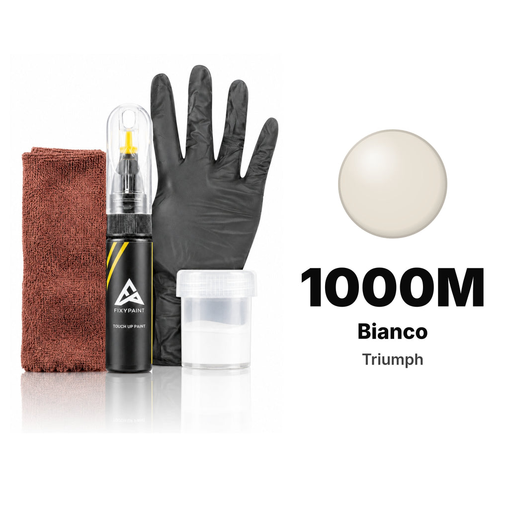 Touch-up paint for Triumph 1000M Bianco, Complete kit