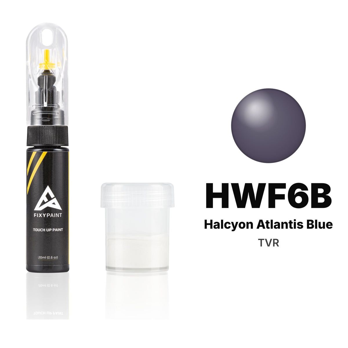 Touch-up paint for TVR HWF6B Halcyon Atlantis Blue, Standard kit
