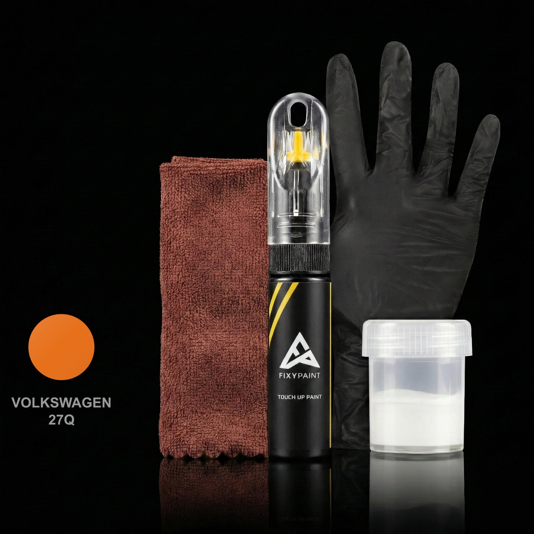 Volkswagen Universal touch up paint kit - PASTELLORANGE 27Q scratch repair