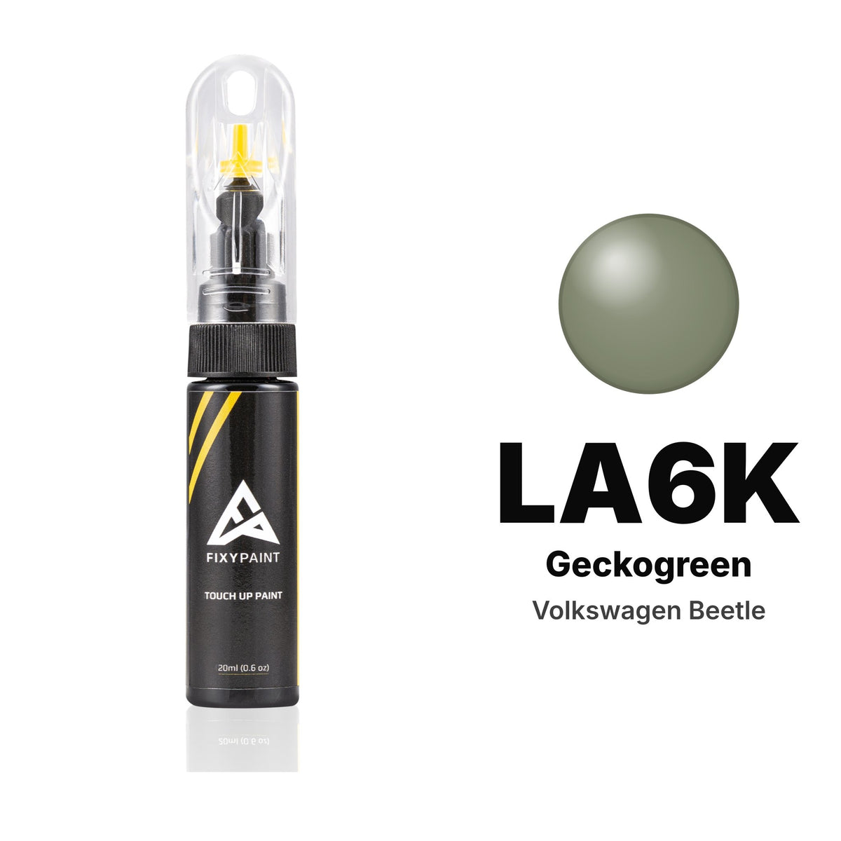 Touch-up paint for Volkswagen Beetle LA6K Geckogreen, Basic kit