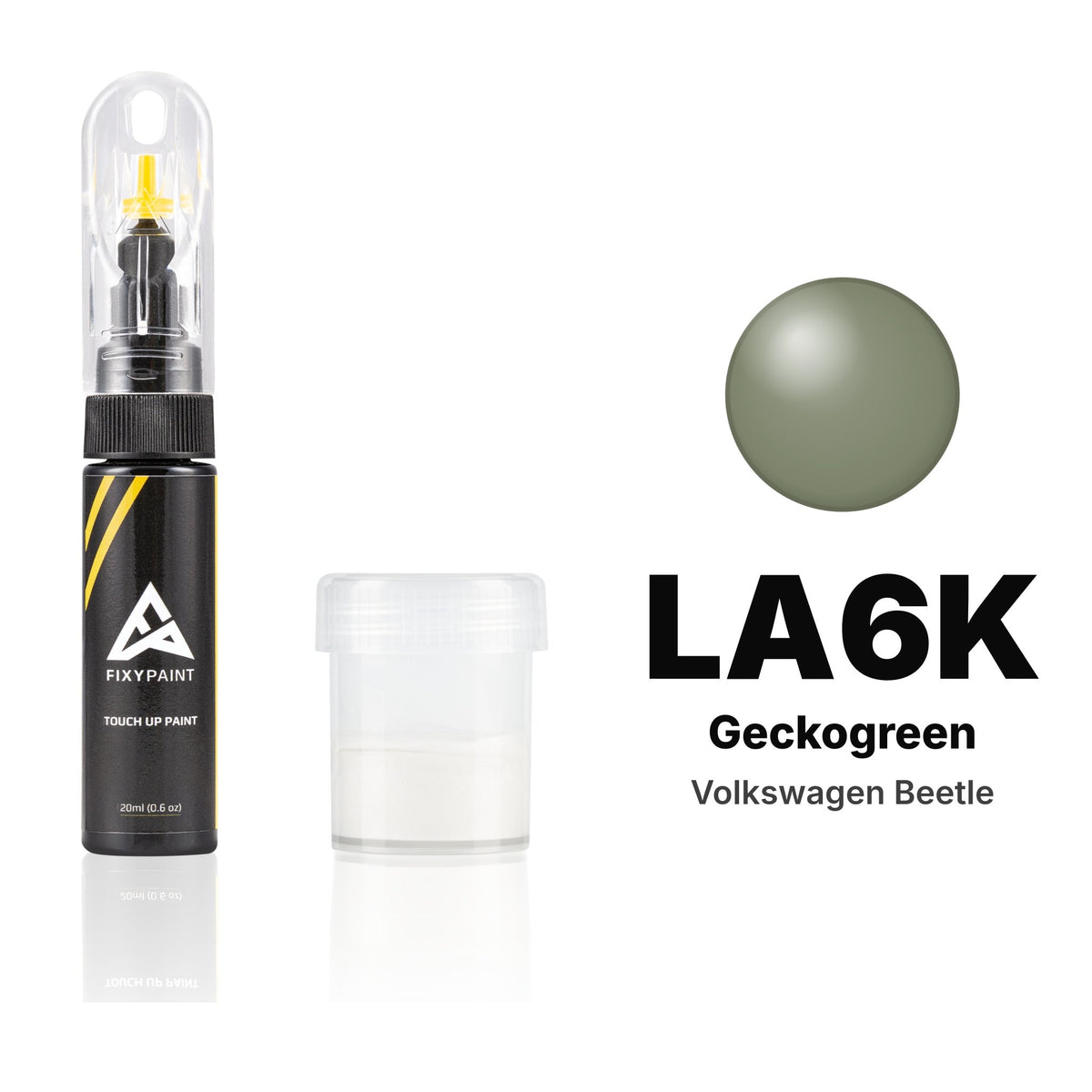 Touch-up paint for Volkswagen Beetle LA6K Geckogreen, Standard kit