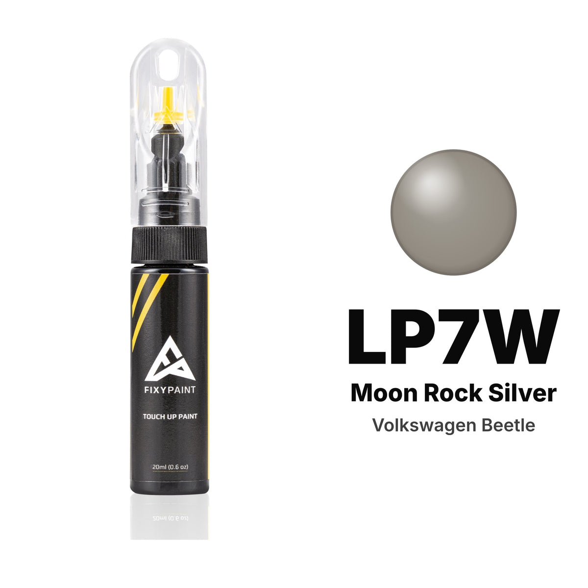 Touch-up paint for Volkswagen Beetle LP7W Moon Rock Silver, Basic kit