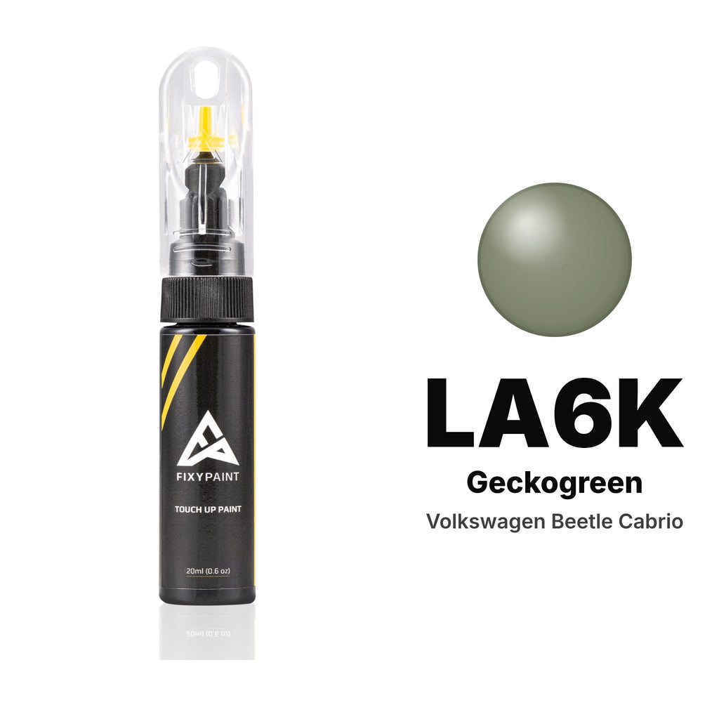 Touch-up paint for Volkswagen Beetle Cabrio LA6K Geckogreen, Basic kit