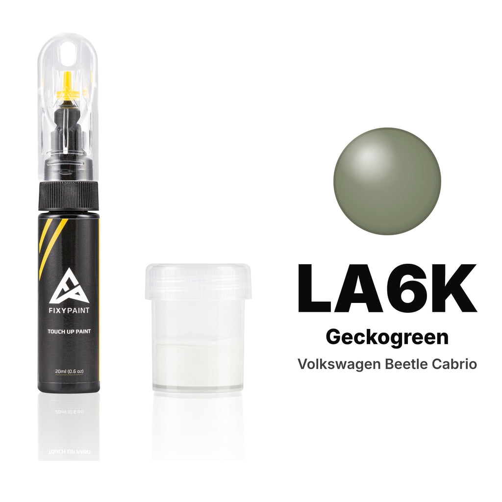 Touch-up paint for Volkswagen Beetle Cabrio LA6K Geckogreen, Standard kit