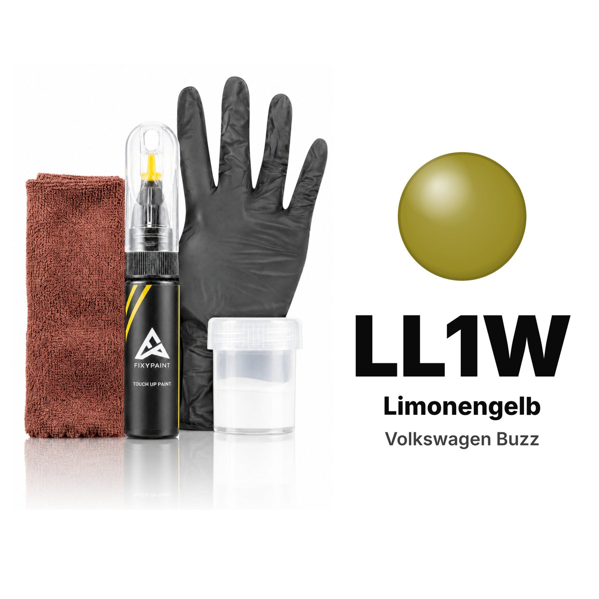 Touch-up paint for Volkswagen ID. Buzz LL1W Limonengelb, Complete kit