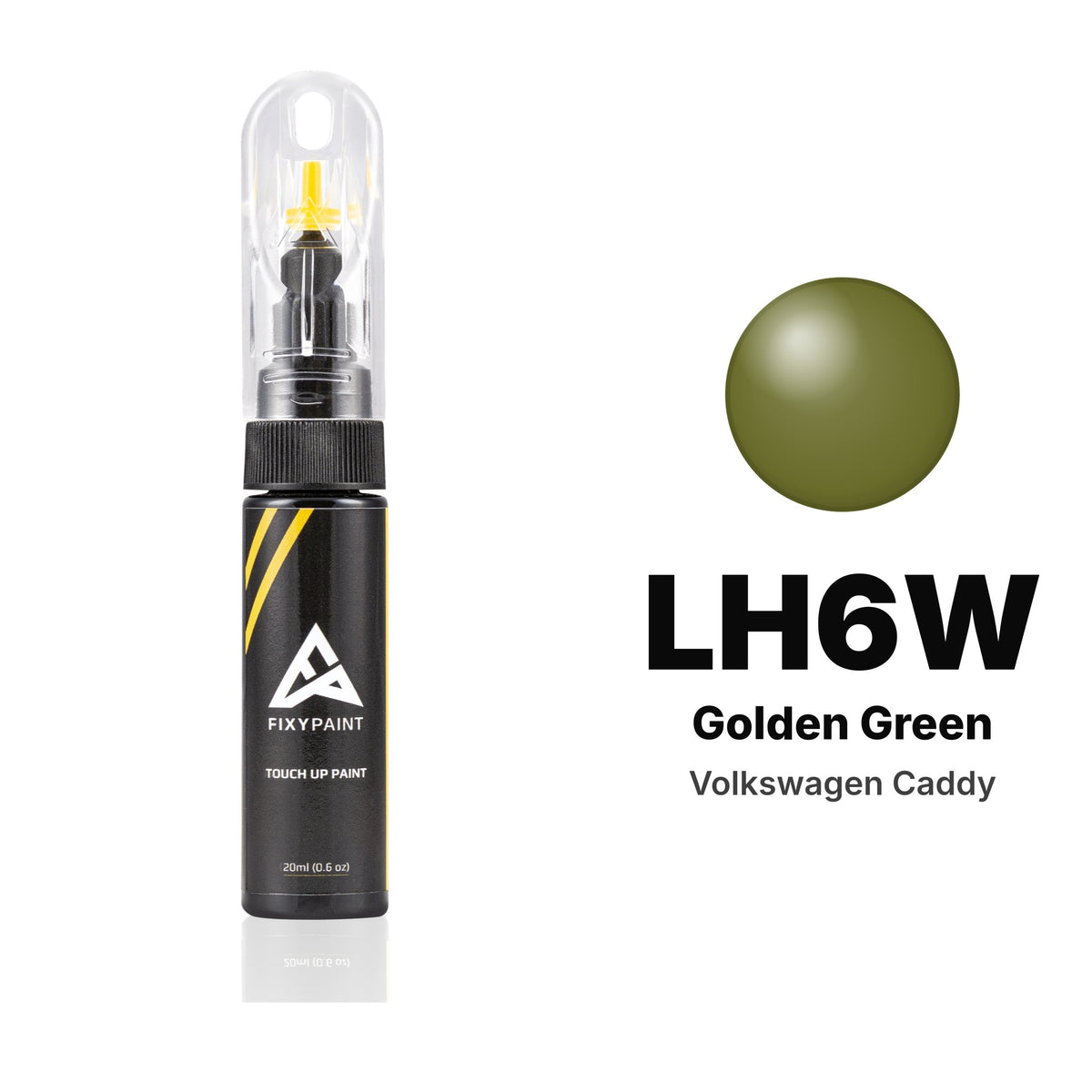 Pintura de retoque para Volkswagen Caddy – LH6W Golden Green (desde 2023), kit Básico