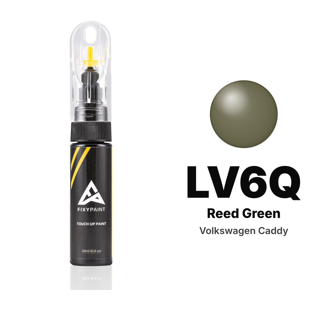 Lackstift für Volkswagen Caddy – LV6Q Reed Green (ab 2025), Set Basis