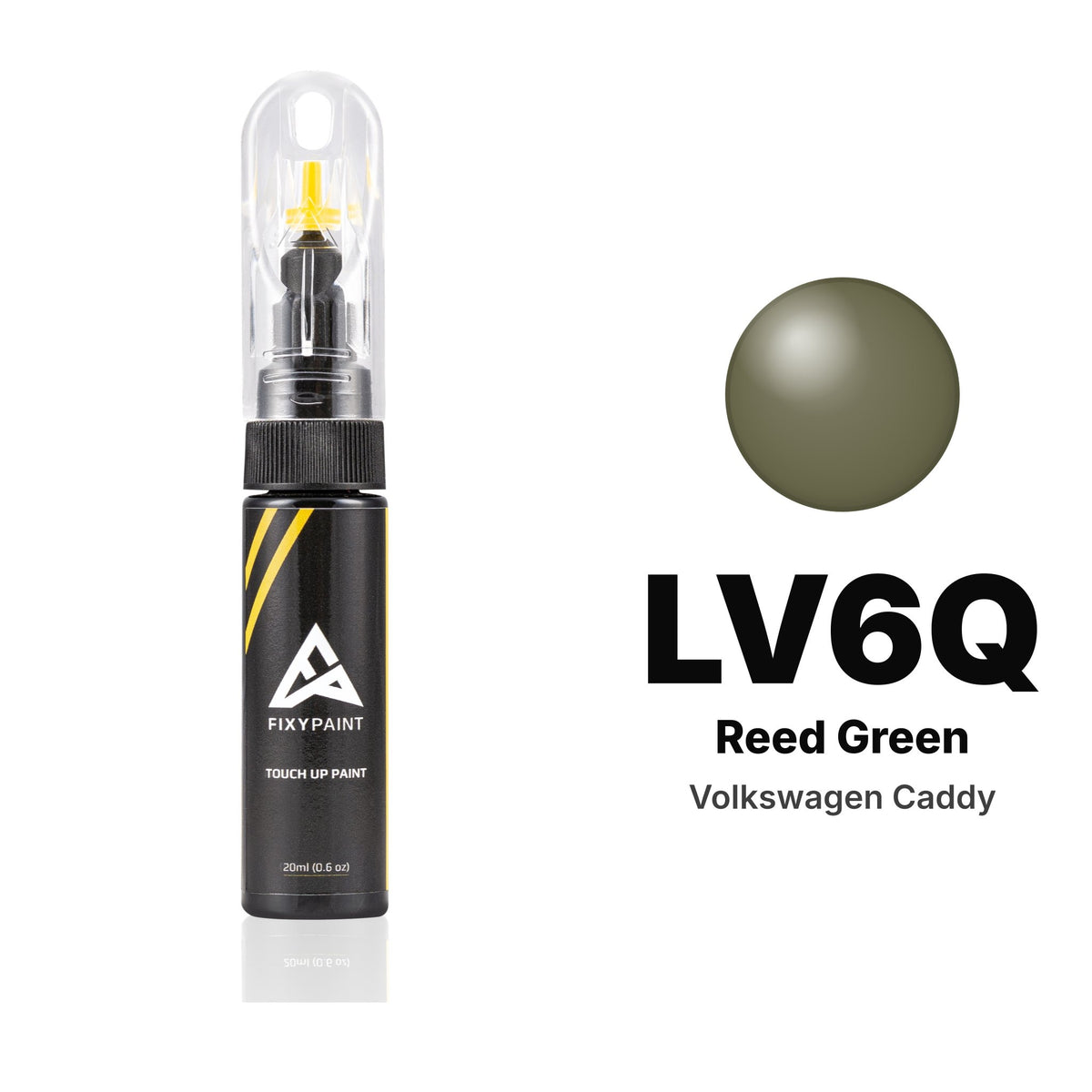 Lackstift für Volkswagen Caddy – LV6Q Reed Green (ab 2025), Set Basis