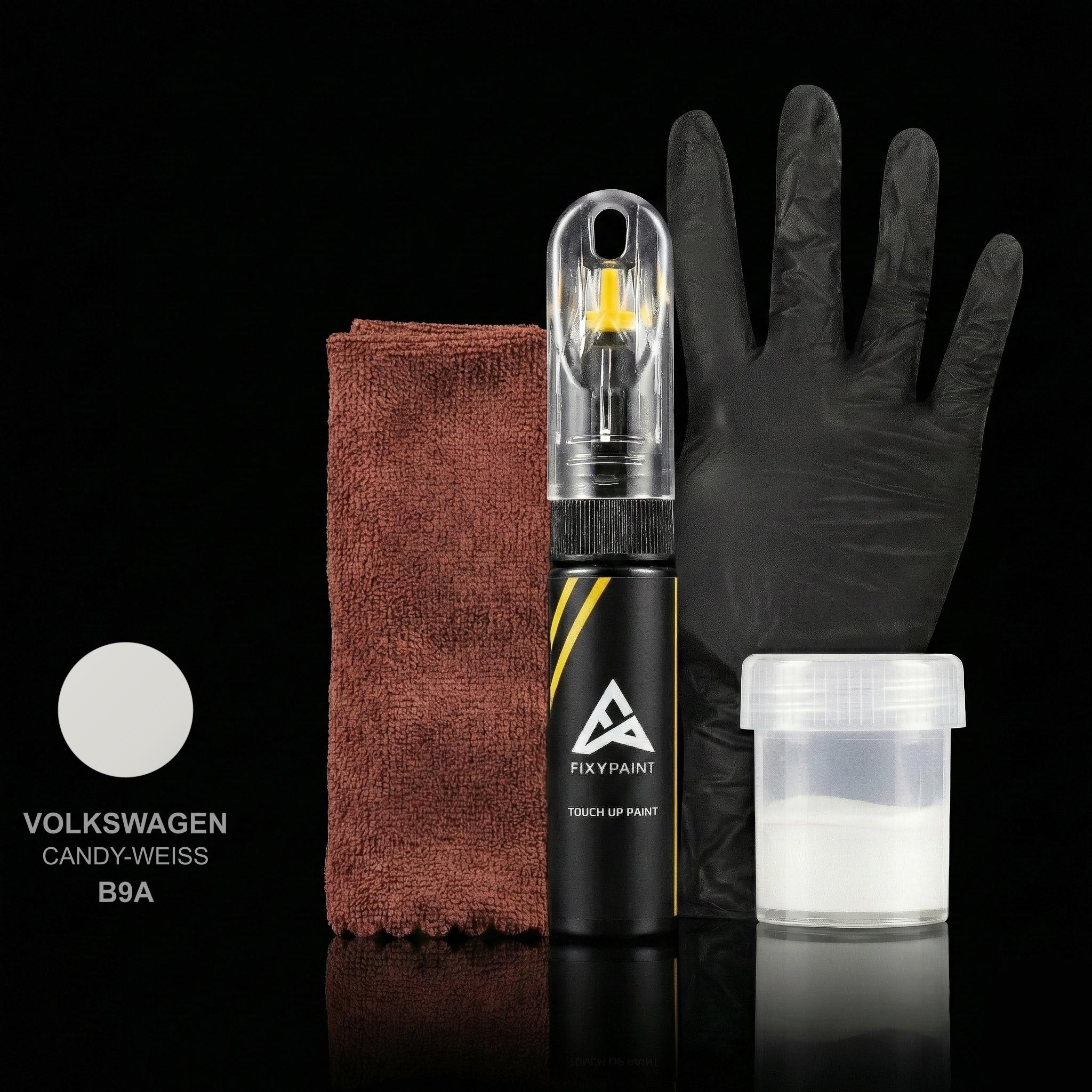 Volkswagen Rabbit touch up paint kit - CANDY WEISS B9A scratch repair