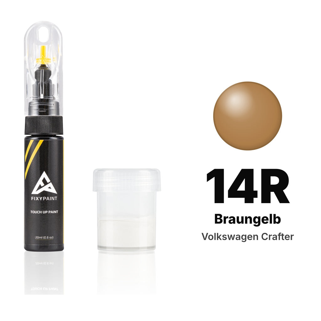 Touch-up paint for Volkswagen Crafter 14R Braungelb, Standard kit