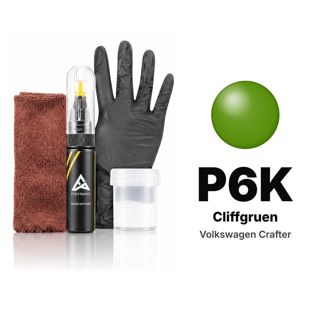 Touch-up paint for Volkswagen Crafter P6K Cliffgruen, Complete kit