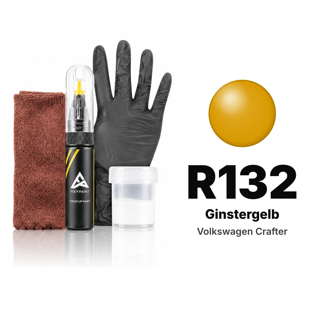 Touch-up paint for Volkswagen Crafter R132 Ginstergelb, Complete kit