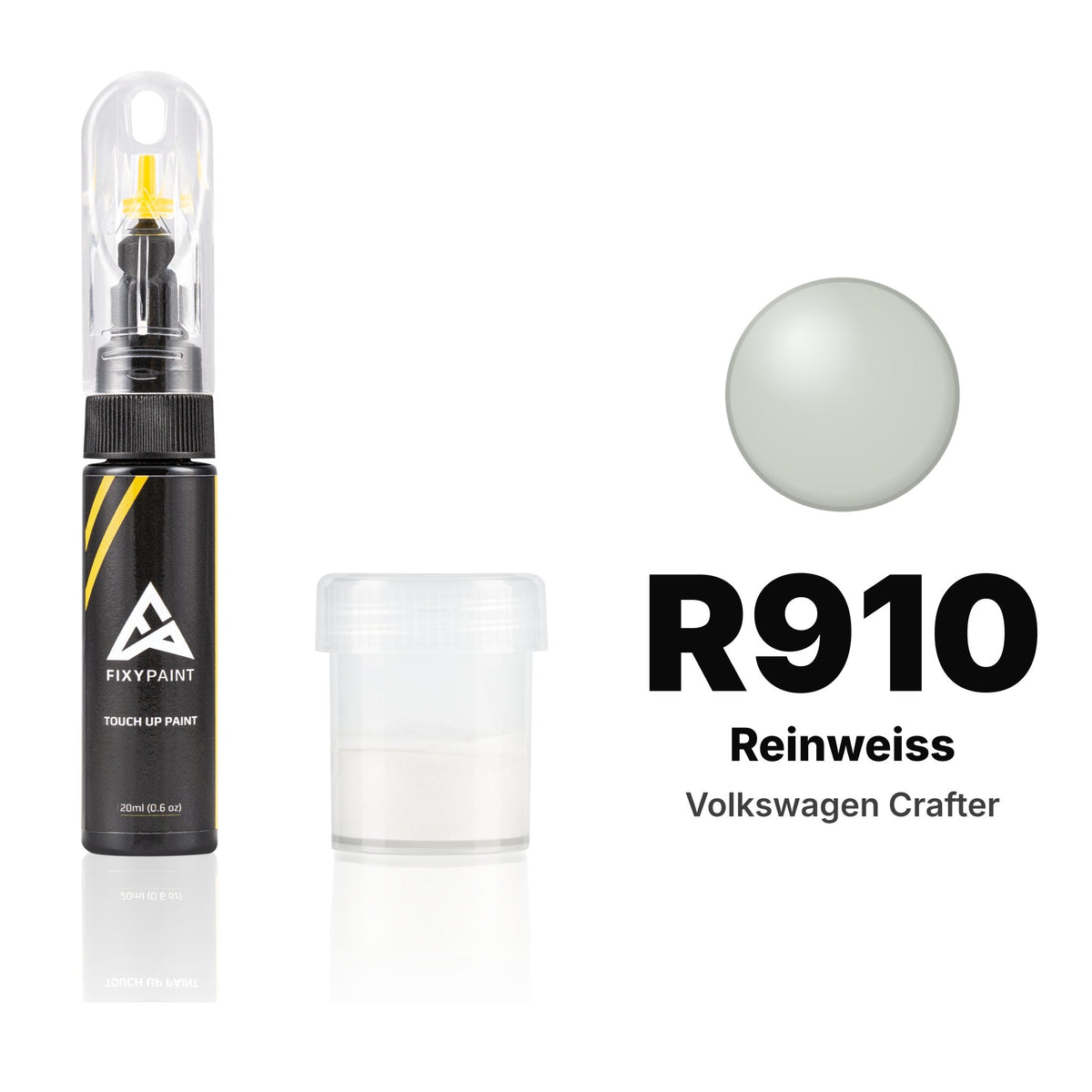 Peinture de retouche pour Volkswagen Crafter – R910 Reinweiss (depuis 2006), kit Standard