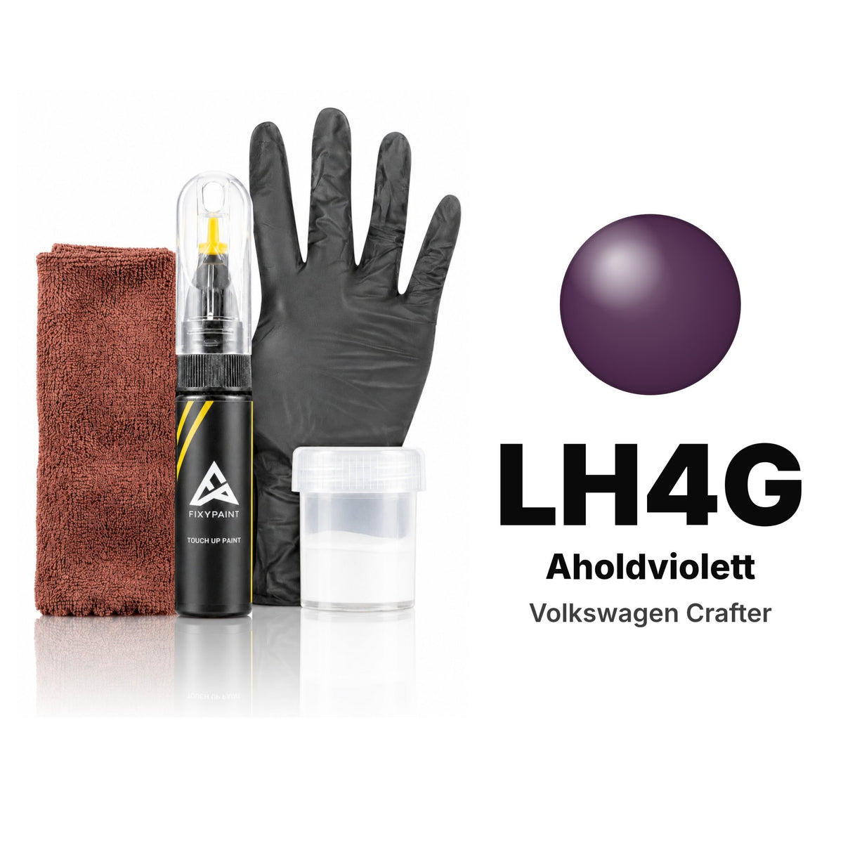 Lackstift für Volkswagen Crafter – LH4G Aholdviolett (ab 2010), Set Komplett