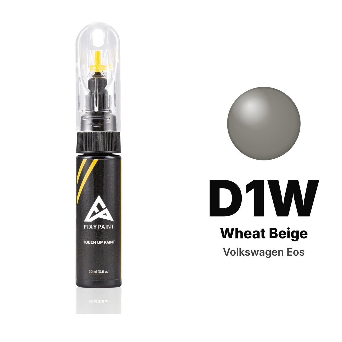 Volkswagen Eos D1W Wheat Beige touch-up paint, Basic kit