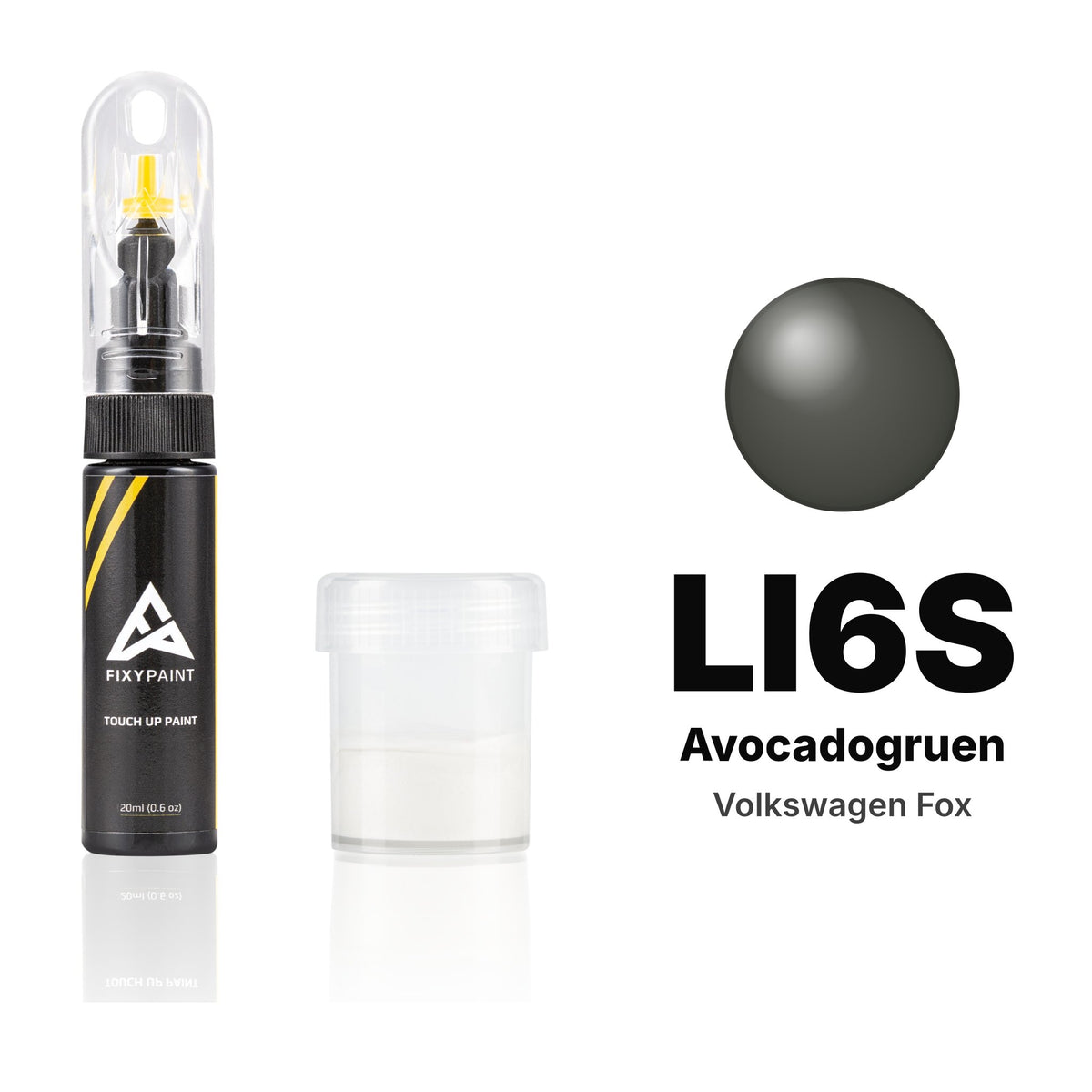 Touch-up paint for Volkswagen Fox LI6S Avocadogruen, Standard kit