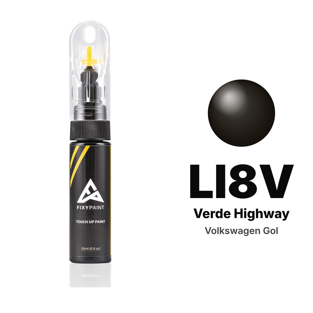 Touch-up paint for Volkswagen Gol LI8V Verde Highway, Basic kit
