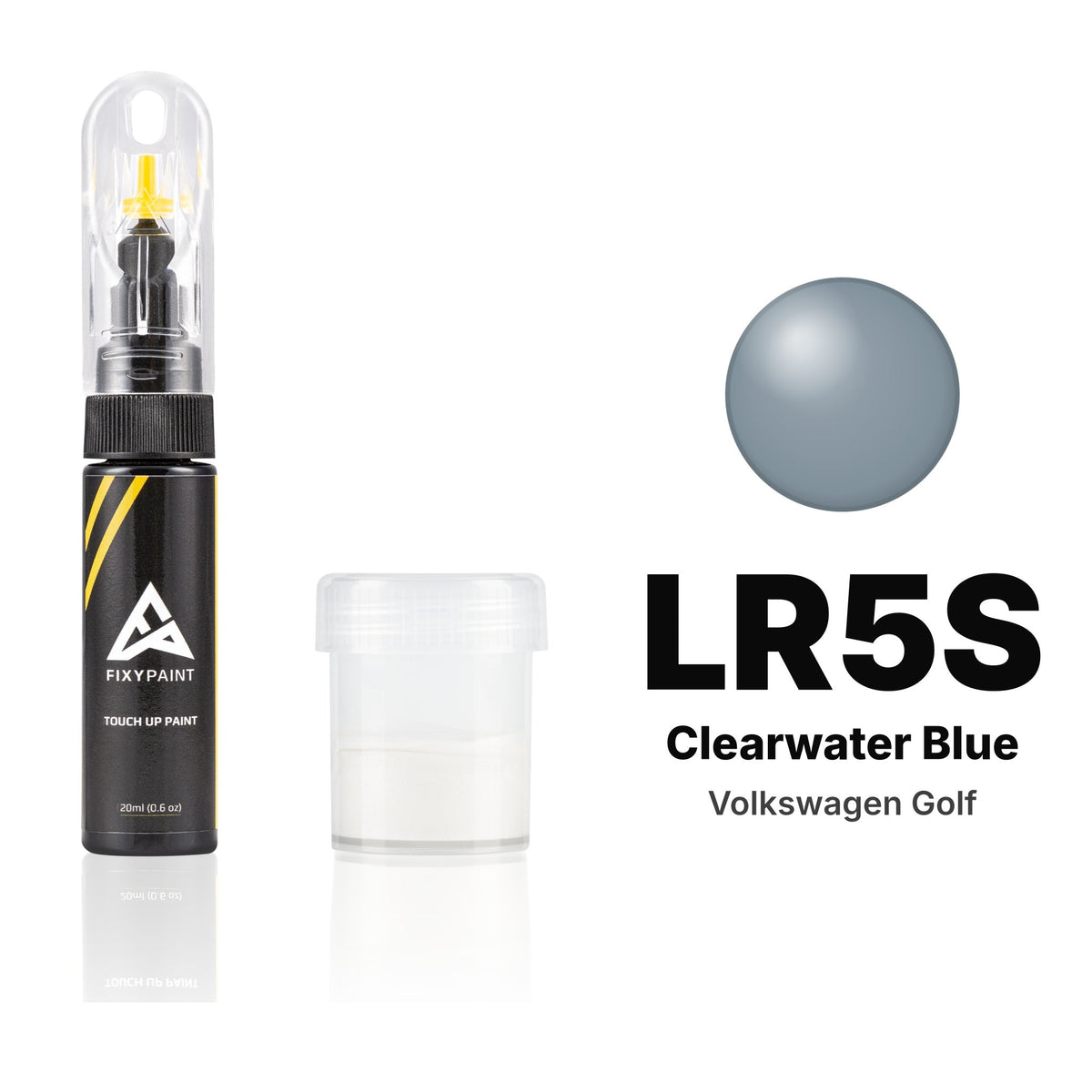 Touch-up paint for Volkswagen Golf LR5S Clearwater Blue, Standard kit