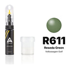 Lackstift für Volkswagen Golf – R611 Reseda Green (2019), Set Standard
