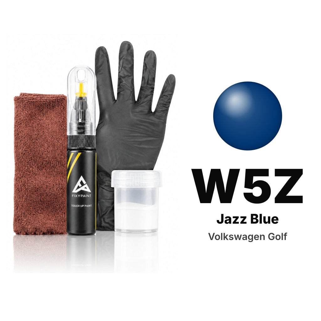 Touch-up paint for Volkswagen Golf W5Z Jazz Blue, Complete kit