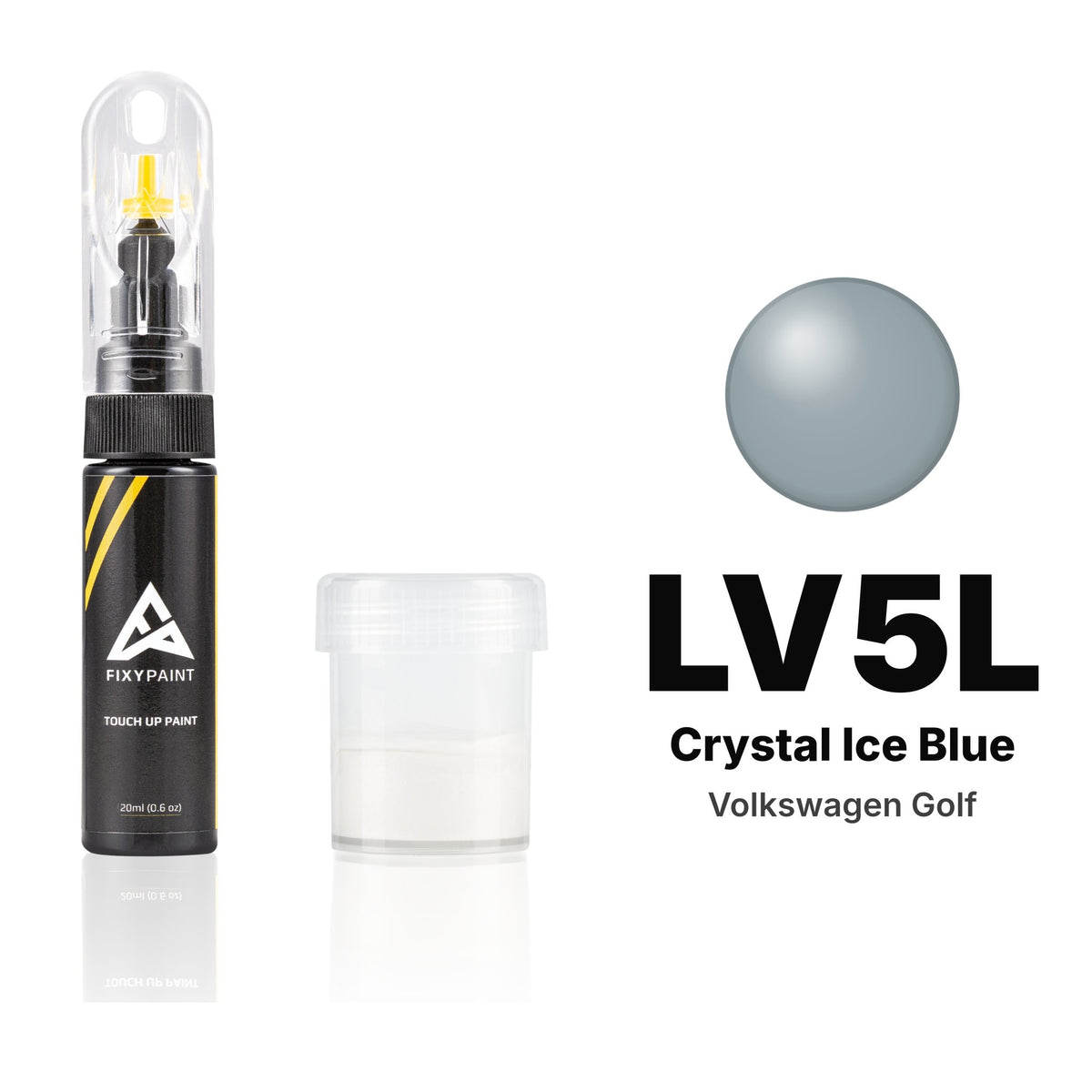 Lackstift für Volkswagen Golf – LV5L Crystal Ice Blue (ab 2023), Set Standard