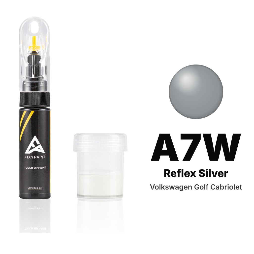 Vernice ritocco per Volkswagen Golf Cabriolet – A7W Reflex Silver (2001–2010), kit Standard