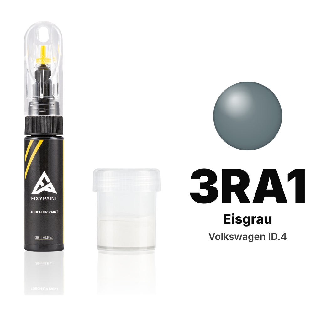 Lackstift für Volkswagen ID.4 – 3RA1 Eisgrau (2025), Set Standard