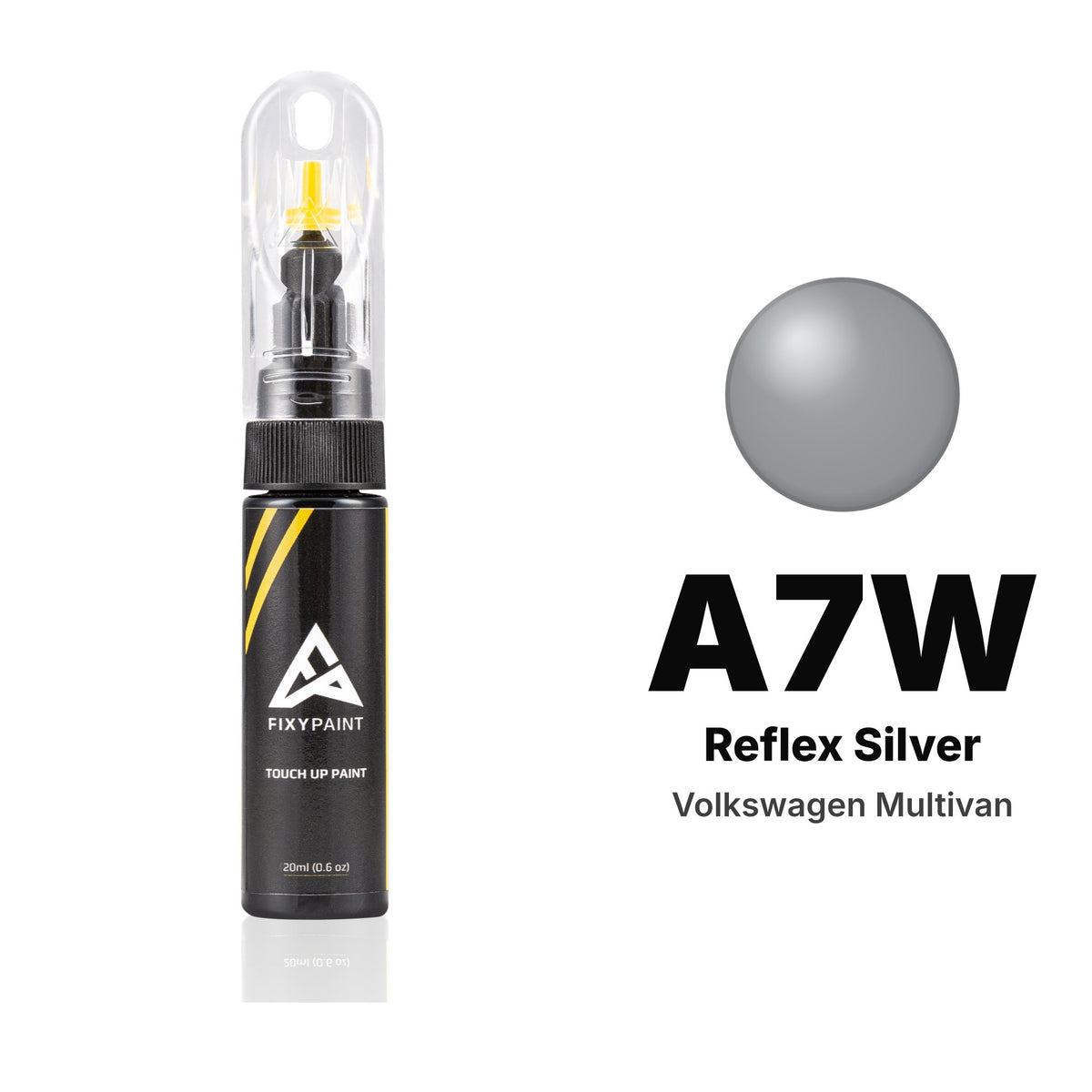 Touch-up paint for Volkswagen Multivan A7W Reflex Silver, Basic kit