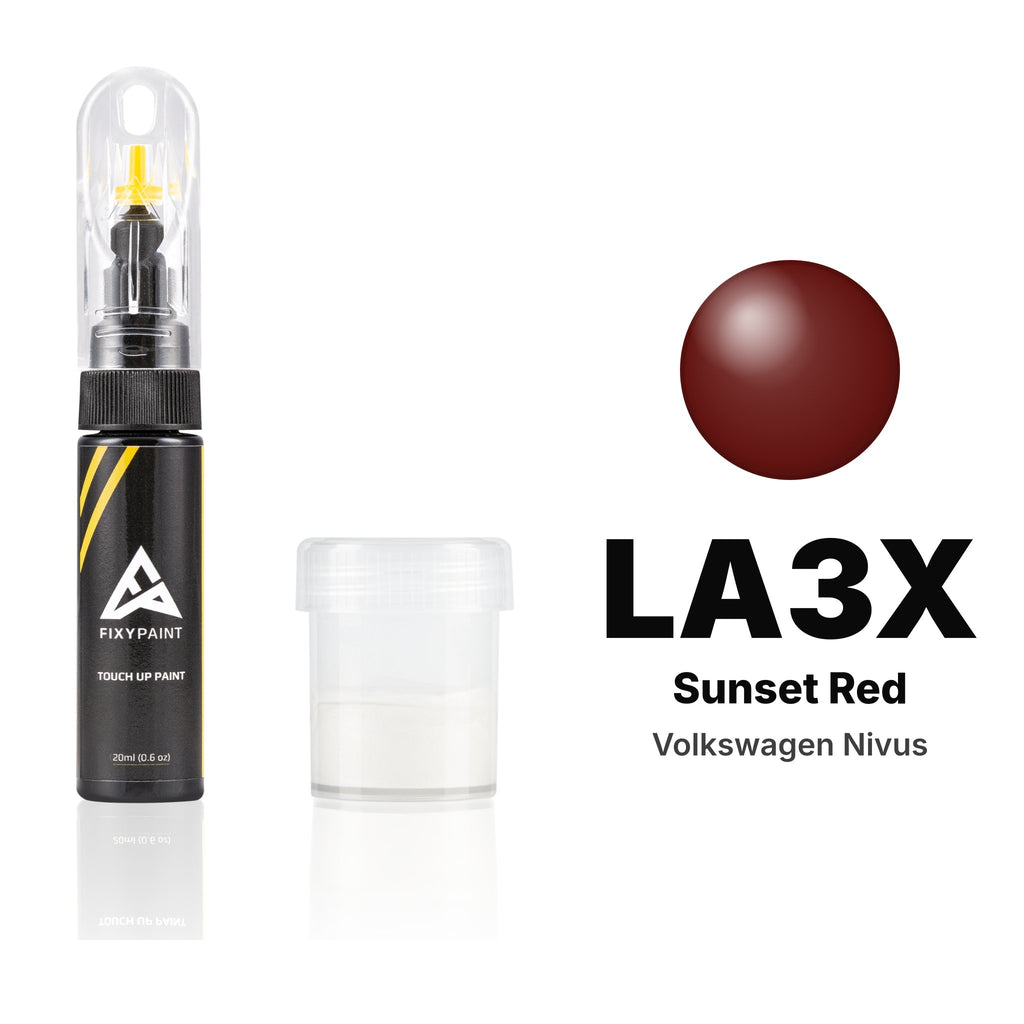 Vernice ritocco per Volkswagen Nivus – LA3X Sunset Red (2024–2025), kit Standard