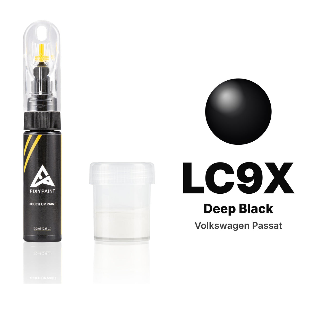 Touch-up paint for Volkswagen Passat LC9X Deep Black, Standard kit