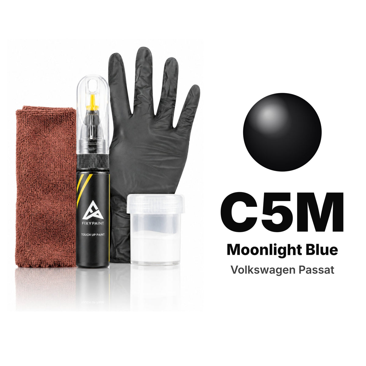 Touch-up paint for Volkswagen Passat C5M Moonlight Blue, Complete kit
