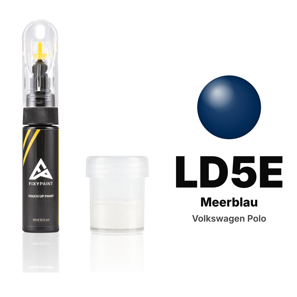 Touch-up paint for Volkswagen Polo LD5E Meerblau, Standard kit