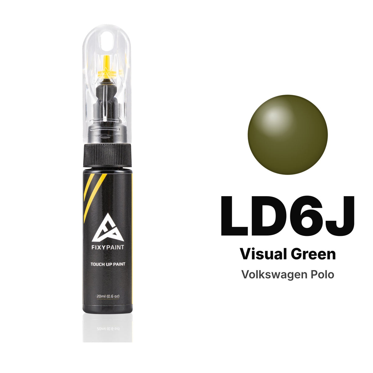 Touch-up paint for Volkswagen Polo LD6J Visual Green, Basic kit