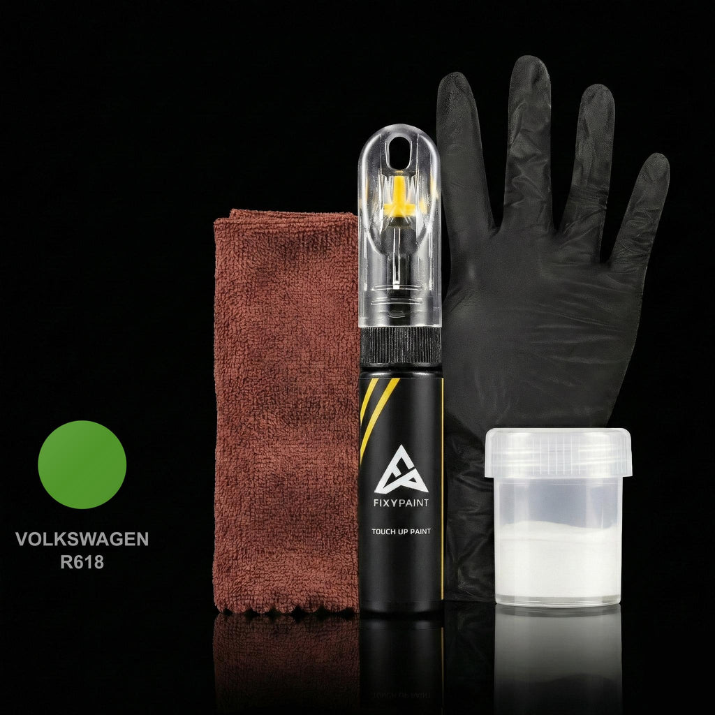 Volkswagen Universal touch up paint kit - GELBGRUEN R618 scratch repair
