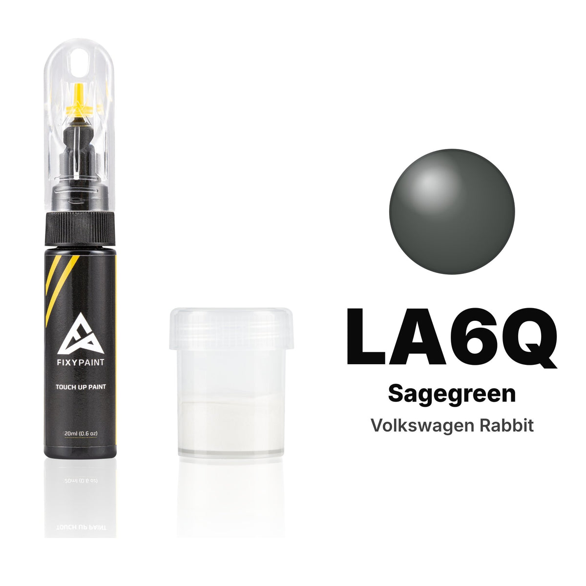 Touch-up paint for Volkswagen Rabbit LA6Q Sagegreen, Standard kit