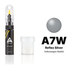 Touch-up paint for Volkswagen Rabbit A7W Reflex Silver, Standard kit