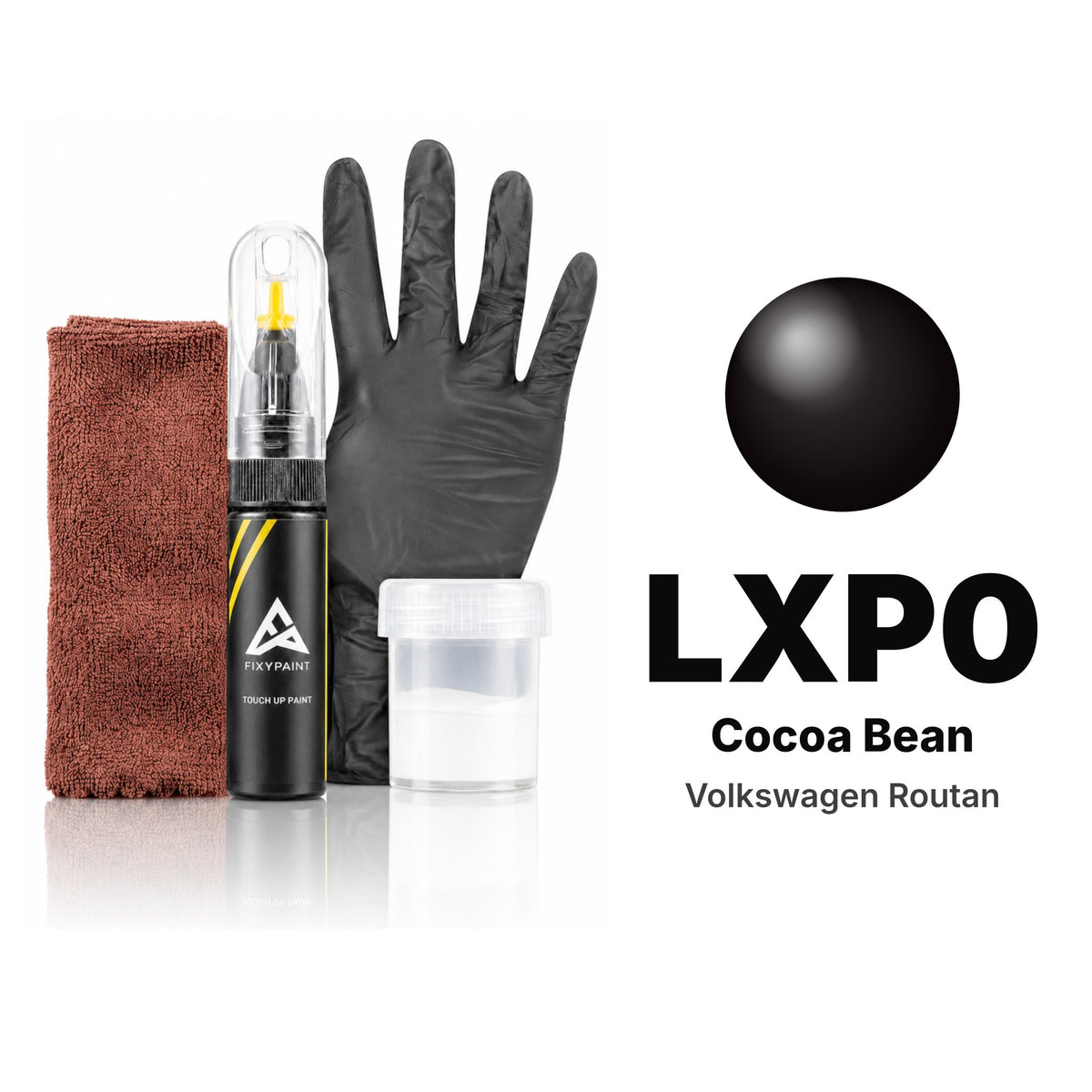 Touch-up paint for Volkswagen Routan LXP0 Cocoa Bean, Complete kit
