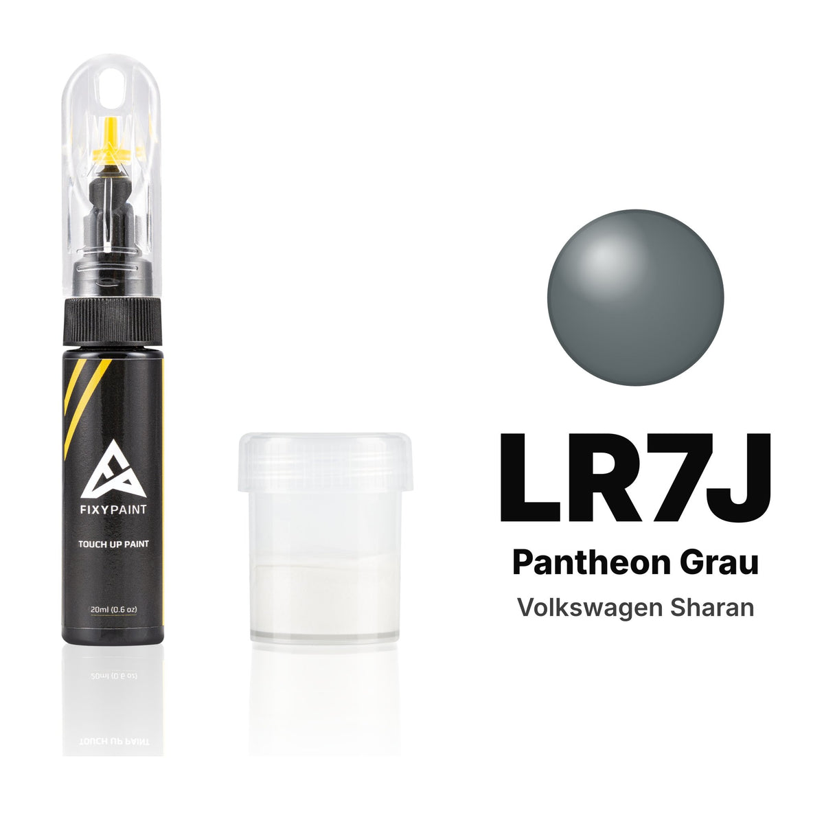 Touch-up paint for Volkswagen Sharan LR7J Pantheon Grau, Standard kit