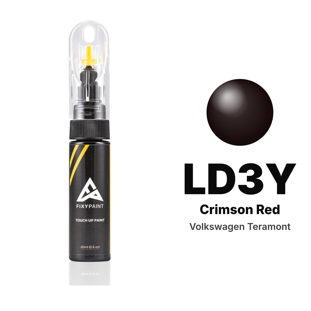 Touch-up paint for Volkswagen Teramont LD3Y Crimson Red, Basic kit